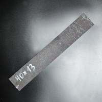 Заготовка для ножа из листовой стали 40х13 размеры: 250х40х4 мм.